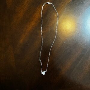 James Avery Heart Mother of Pearl Necklace.